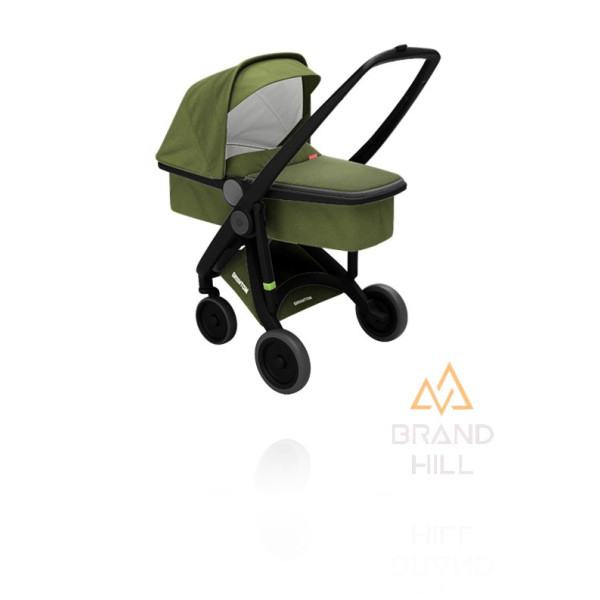 Коляска Greentom Upp Carrycot шасі Black