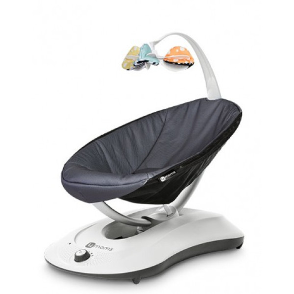 Крісло-гойдалка 4Moms RockaRoo ﻿Dark Grey Cool Mesh