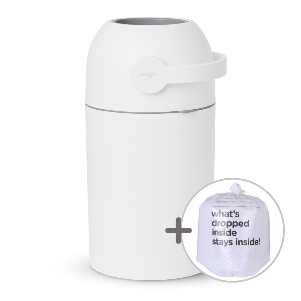 Смітник для підгузків Magic Majestic 40 л (на 25 шт.) + пакети White MA-C110WH 2