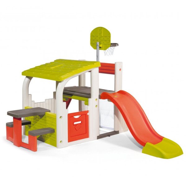 Игровая площадка Smoby Slide House с дополнительными элементами