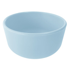 Глубокая силиконовая тарелка MinikOiOi Bowl - Mineral Blue