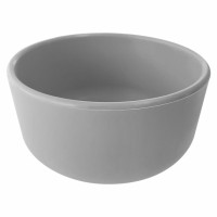 Глубокая силиконовая тарелка MinikOiOi Bowl - Powder Grey