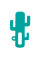 Прорізувач для зубів силіконовий MinikOiOi Cactus - Aqua Green