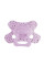 Пустышка силиконовая Difrax Natural 6+ мес, Lilac_dots
