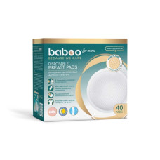 Одноразовые абсорбирующие вкладки в период лактации BABOO (40 шт)