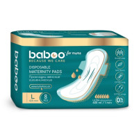 Прокладки одноразовые для беременных BABOO (8 шт) большие