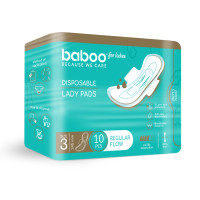 Прокладки одноразовые для беременных BABOO (10 шт) 245mm