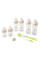 Повний набір BEBE CONFORT Physio Air Soft Sand 150ml 2шт/270ml 2шт/360ml 2шт з пустушкою та щіточкою