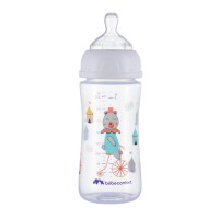Пляшечка для годування BEBE CONFORT Emo pp 270ml T1 FF біла