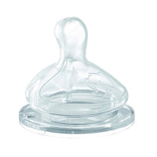 Силиконовая соска BEBE CONFORT Emotion Physio 2шт размер M средний поток широкое основание