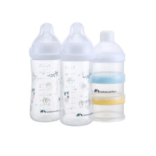 Набор для кормления BEBE CONFORT Emotion Physio 270ml 2шт белые с диспенсером Urban Garden