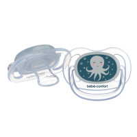 Пустушка силіконова BEBE CONFORT 2 шт Physio Air Dummy Phospho 0/6 Bblue Octopus