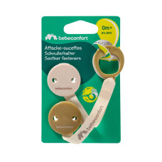 Зажим к пустышке BEBE CONFORT Green/Beige