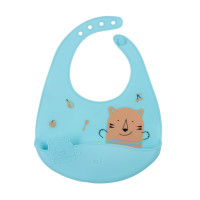 Нагрудник силиконовый мягкий BEBE CONFORT Domino