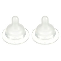 Силіконова соска до пляшечки для годування Difrax S-bottle Wide XL (2шт)