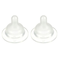 Силиконовая соска для бутылочки для кормления Difrax S-bottle Wide XL (2шт)