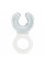 Прорезыватель для зубов охлаждающий Twistshake White 2+ мес
