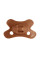 Пустышка силиконовая Difrax Natural Uni 0-6 мес, Cinnamon