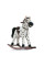 Кузнечик-качели Milly Mally Mustang Black Dot
