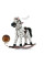 Кузнечик-качели Milly Mally Mustang Black Dot