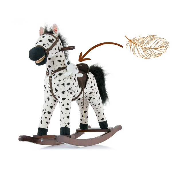 Кузнечик-качели Milly Mally Mustang Black Dot