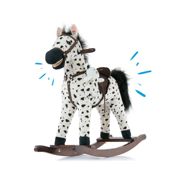Кузнечик-качели Milly Mally Mustang Black Dot