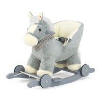 Лошадка с колесиками Milly Mally Polly Gray