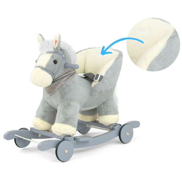 Лошадка с колесиками Milly Mally Polly Gray