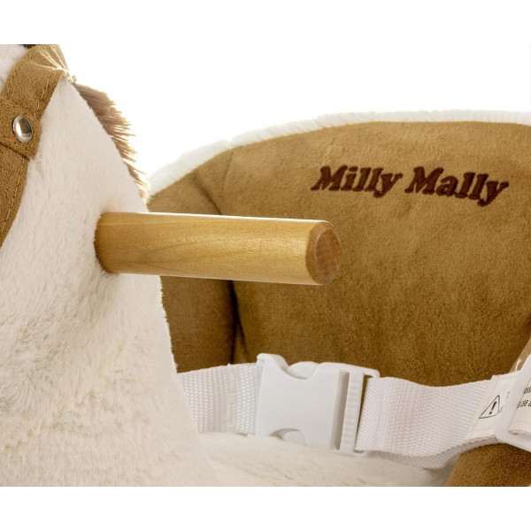 Лошадка с колесиками Milly Mally Polly White