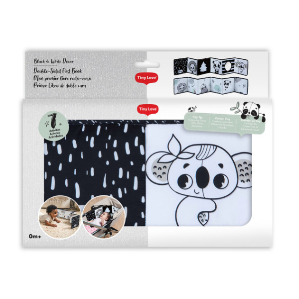 Развивающая двусторонняя книга Tiny Love Decor Black&White