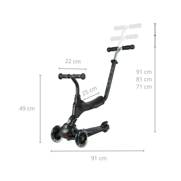 Самокат Qplay Sema Pro 3в1
