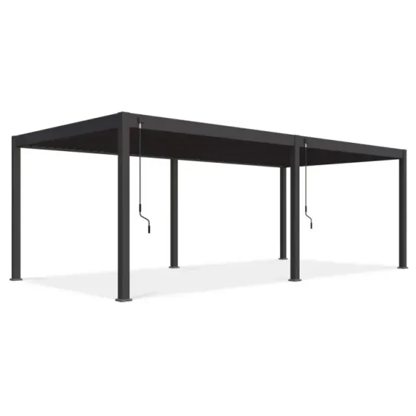 Пергола терасна садова Gutroof 3.6x7.2 DELUXE Anthracite