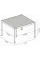 Пергола терасна садова Gutroof DELUXE 3,6x4 Anthracite