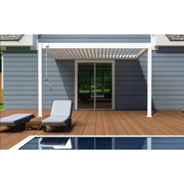 Пергола терасна пристінна Gutroof  ELEGANCE WALL 3x4