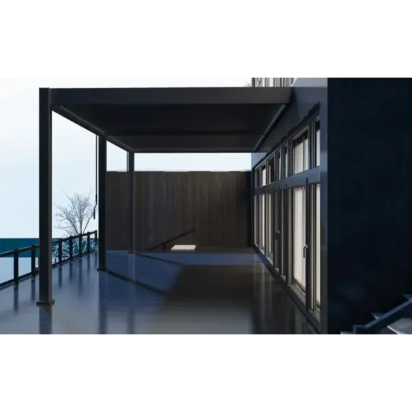 Пергола террасная пристенная Gutroof ELEGANCE WALL 3x6