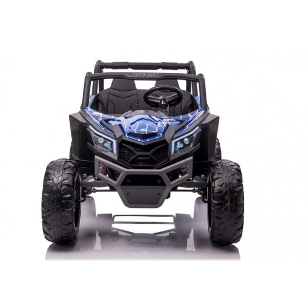 Дитячий електромобіль LEANToys UTV-MX Blue Spider Лакований MP4