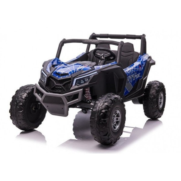 Дитячий електромобіль LEANToys UTV-MX Blue Spider Лакований MP4
