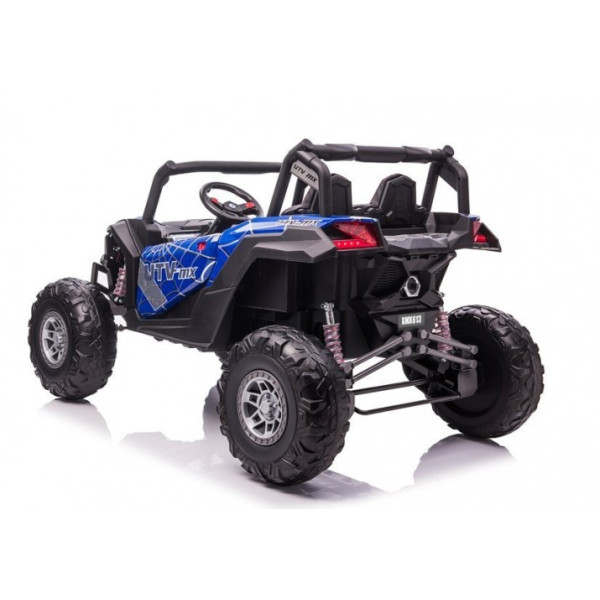 Дитячий електромобіль LEANToys UTV-MX Blue Spider Лакований MP4