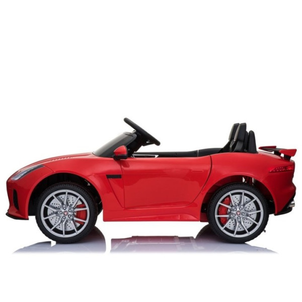 Детский электромобиль LEANToys Jaguar F-Type Red Лакированный