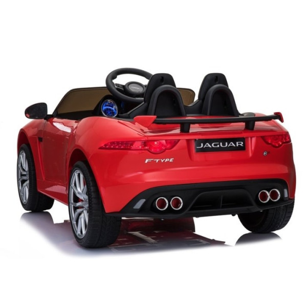 Детский электромобиль LEANToys Jaguar F-Type Red Лакированный