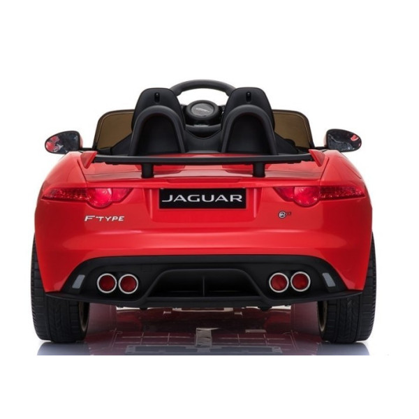 Детский электромобиль LEANToys Jaguar F-Type Red Лакированный