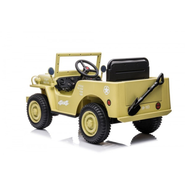Детский электромобиль LEANToys военный автомобиль JH-103 4x4