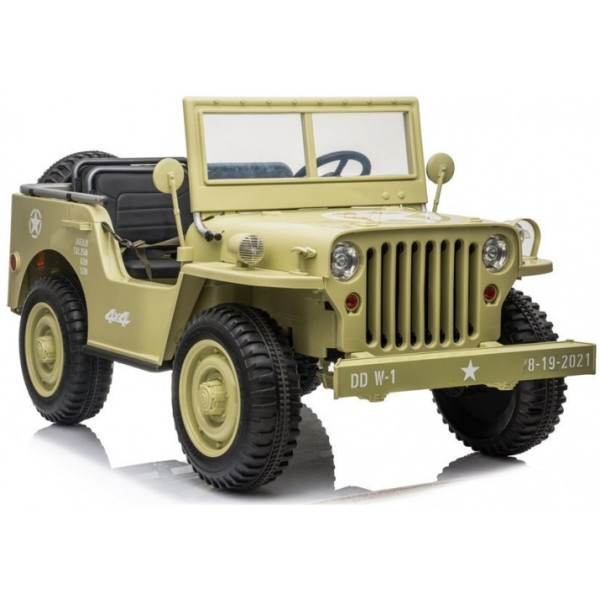 Дитячий електромобіль LEANToys військове авто JH101
