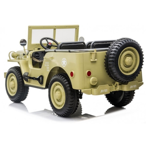 Дитячий електромобіль LEANToys військове авто JH101