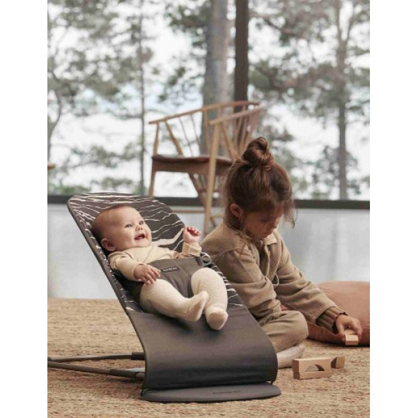Шезлонг BabyBjorn Bliss Cotton + іграшка