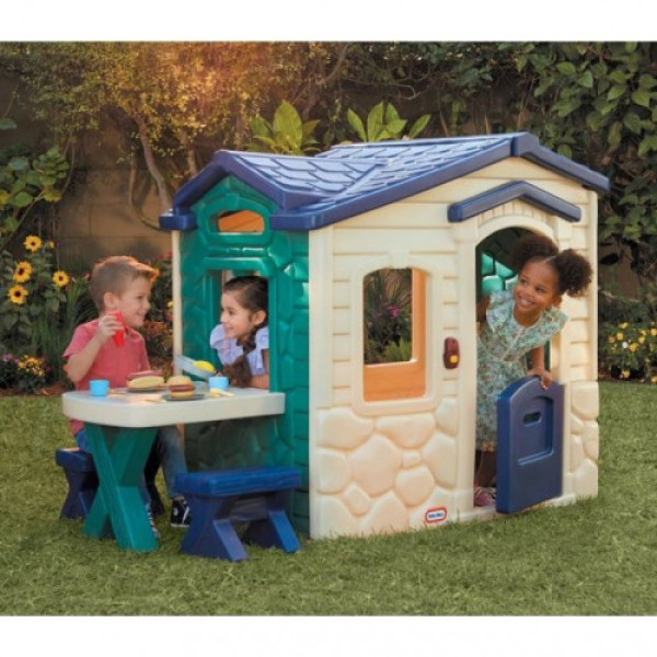 Детский домик Little Tikes Patio со звонком 174117E3