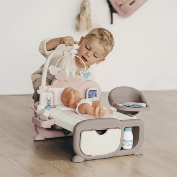 Дитячий електронний набір Smoby для догляду за лялькою +19акс. 220379
