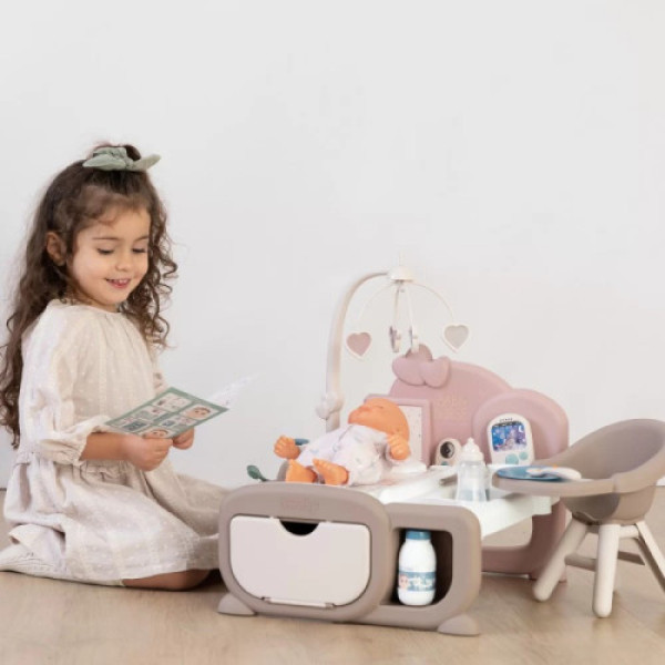 Дитячий електронний набір Smoby для догляду за лялькою +19акс. 220379