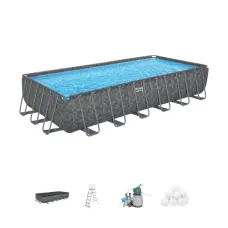 Каркасный бассейн Bestway 732x366x132cm 7в1 561KG