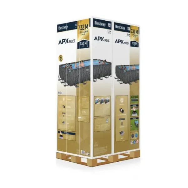 Каркасный бассейн Bestway 732x366x132cm 7в1 561KG